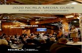 2020 NCRLA MEDIA GUIDE...and digitally through our e-newsletters, website, and on our social media channels. Our sponsorship packages include event sponsorships, meeting sponsorships,