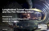 Longitudinal Tunnel Ventilation and the Fire Throttling Effect...Contents A brief introduction to tunnel ventilation, super critical ventilation velocity and how it relates to the