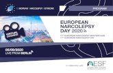 EUROPEAN NARCOLEPSY DAY 2020 · 2020. 7. 20. · narcolepsy: epidemiology, etiopathology, symptoms, diagnosis and differential diagnosis and treatment. It also includes clinical and