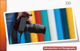 Introduction to Photography · Portrait Photography Travel Photography Product Photography Fashion Photography Human Interest Photography Photojournalism Macro Photography ... Often