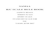 SAMAA R/C SCALE RULE BOOK - sanasa.co.zasanasa.co.za/images/2017 SAMAA Scale Rules.pdf · The safe operation of Scale Model Aircraft are subject to the SAMAA Manual of Procedures