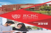 PROSPECTUS 2018 - JECRC Universityjecrcuniversity.edu.in/upload/Prospectus-2018.pdfCertificate of Registration No. 623/Jaipur/1998-99 dated: 01.02.1999 by Registrar of Societies, Govt.