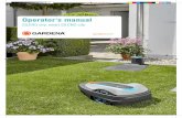 OM, Gardena, SILENO city, smart SILENO city, 2018, ROBOTIC LAWN MOWERS… · If the garden mainly consists of open lawn areas, the robotic lawnmower can mow more per hour than if