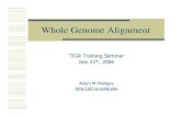 06. Whole Genome Alignment - Schatzlabschatzlab.cshl.edu/teaching/AssemblyClass/06. Whole... · 2012. 7. 11. · whole genome alignment promer DNA multi-FastA input whole genome alignment