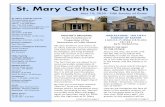 St. Mary Catholic Churchstmaryscamden.org/bulletins/2020/may/bulletin-10may20.pdf · 2020. 5. 9. · My dear brothers and sisters of St. Mary Catholic Church Camden and Holy Family