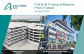 FY17/18 Financial Results Presentationir.ascendas-reit.com/newsroom/20180423_170630_A17U... · 4/23/2018  · property tax refund, net property income would have increased by 5.3%.