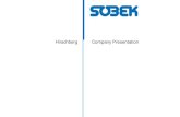 Hirschberg Company Presentation - SOBEK Automotive...BLDC motor and BUS control for transmission components Challenge - Time issue - pre-production models showed critical temperatures