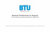 Annual Performance Report - Bryan Texas Utilities · impact of electric line losses, there was a 6.2% reduction to the Rural Electric System's PSA on July 1, 2018. During fiscal year