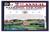 Patriots and Paws 2nd Annual Golf Flyer€¦ · CHARITY GOLF TOURNAMENT COCKTAIL & DINNER PARTY 1 1 am Shotgun Start | 4:00 to 7:00 pm Cocktails, Dinner & Prizes Please come join