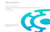 Compuware Test Drive Functional Testing with Topaz for ... Drive/Test Drive XaTes… · This module is a COBOL CICS subroutine that accesses a Db2 table. We are going to build a Db2