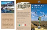 INTERPRETIVE GUIDE SEMINOLE CANYON · SEMINOLE CANYON STATE PARK AND HISTORIC SITE “THE MAKER OF PEACE” BY ... at the park today where it recalls the hard work and sacrifice of