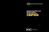 ISP98 - ICC-kauppa · The International Chamber of Commerce, the world business organization, based in Paris, is the global leader in the development of standards, rules and reference