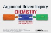 Argument-Driven Inquirystatic.nsta.org/pdfs/samples/PB349X2web.pdf · 2018. 5. 9. · Elementary, middle, and high school teachers may reproduce forms, sample documents, and single