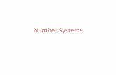 Number Systems - josephpcohen.com · Number Systems. Review PEMDAS ... But what is a number? 1 + 1 = 2. 1 + 1 = 2. 1 + 1 = 10. 1 + 1 = 10. Numbers Numbers are written using positional