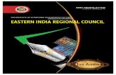 Eastern India Regional Council - THE INSTITUTE OF ......Friday Late CA P M Narielvala Memorial Lecture CA Ram Krishna Agarwal, CA Sumit Binani R Singhi Hall, 5.00pm to 2 Free 9th September