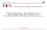 Developing a Strategy for a Multiagency Response to ...Developing a Strategy for a Multiagency Response to Clandestine Drug Laboratories Monograph Bureau of Justice Assistance U.S.