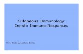 Cutaneous Immunology: Innate Immune Responses Advance... · 2015. 9. 3. · Complement System • Pathways can be activated through either innate (non- specific) or adaptive (specific)