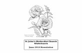 St. John’s Methodist Church Whitchurch June 2019 Newsletter€¦ · New Testament, Paul’s letter to the Colossians. This book is only four chapters long. Our preachers will cover