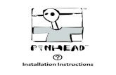 Installation Instructions - Pinhead Locks EDG.pdfPinhead locks are warranted free from defects in material or workmanship under normal use for two years from the date of purchase.
