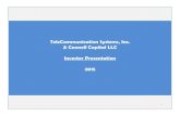 TeleCommunication Systems, Inc. & Cannell Capital LLC ... Patent Monetization Program Colossal Failure