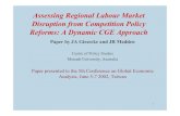 Assessing Regional Labour Market Disruption from ... · •Significant structural adjustment pressure on rural and regional Australia. •Policy makers need to assess impact of policies