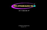X11SCE-F€¦ · Super Micro Computer, Inc. ("Supermicro") ... Supermicro disclaims any and all liability, and should buyer use or sell such products for use in such ultra-hazardous