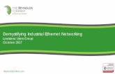 Demystifying Industrial Ethernet Networking - by The Reynolds Company€¦ · 10/10/2017  · Add-on Profile (AOP) for configuration via Studio 5000® and FactoryTalk® View Faceplate