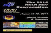 2014 NNIN REU Convocation 1...2014 NNIN REU Convocation 1 •• Sunday • August 10, 2014 •• 12:00-5:00 p.m. Intern Check-In at Regency Suites Hotel 6:00-8:30 p.m. Trivia Hour,