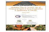 Marketing Plan to Increase Use of Compost & Mulch in Road ... · Appendix B - January 14, 2009 FDOT Workshop Agenda Appendix C - Speaker Biographies and Presentations Appendix D ...