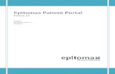 Epitomax Patient Portal Release 2 Patient...Portal (requires PayJunction Merchant Services Account). This screen also offers details on payments, This screen also offers details on