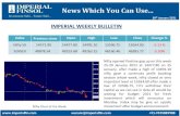 Weekly Stock Market Outlook Report by Imperial Finsol