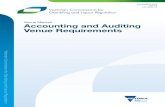 Venue Manual Accounting and Auditing Venue Requirements · 1.1 ADHERENCE TO ACCOUNTING AND AUDITING VENUE REQUIREMENTS These Accounting and Auditing Venue Requirements (“the requirements’’)