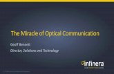 The Miracle of Optical Communication · 2| © 2016 Infinera Confidential & Proprietary The Number 1 Rule Know Your Audience