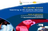 MLEARN 2003: learning with mobile devices...Evaluation of a mobile learning organiser 60 and concept mapping tools Mike Sharples, Tony Chan, Paul Rudman and Susan Bull Early footsteps