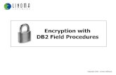 Encryption with DB2 Field Procedures - QUSER€¦ · Still need to call APIs from any applications where data needs to be decrypted: • Screens • Reports • Batch processes •