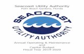 Palm Beach Gardens, Florida1].pdfSeacoast Utility Authority Palm Beach Gardens, Florida Annual Operating & Maintenance and Capital Budget Fiscal Year 2019-2020