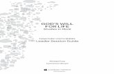 GOD’S WILL FOR LIFE - Augsburg Fortress Publishers · like that which leads to recycling . . . except the recycled material is not tin or glass but a whole person, the recycled