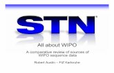 All about WIPO - PIUG...EMBL-EBI provides a disclaimer from 12the European Patent Office (EPO) “The purpose of the [EMBL] patent sequence database is to allow scientists and practitioners