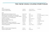 THE NEW ESHG COURSE PORTFOLIO - European Society of Human ... · 2016 Manchester Dysmorphology Course Spring School in hereditary cancer genetics Preconception, Preimplantation &
