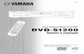DVD AUDIO/VIDEO PLAYER - Home - Yamahasynlig och osynlig laserstrÅlning nÄr denna del Är Öppnad. betrakta ej strÅlen. varning synlig og usynlig laserstrÅling nÅr deksel Åpnes.