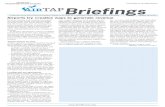 Briefings - AirTAP...Airports try creative ways to generate revenue General aviation and commercial airports are continually faced with the challenge of doing more with fewer dollars.