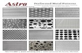 Perforated Metal Patterns - Astro Metal Craft · Perforated Metal Patterns Available in a wide selection of patterns, sizes, materials, thickness, styles, finishes and colors. 0 ,