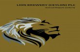 LION BREWERY (CEYLON) PLClionbeer.com/annual/Annual-Report-2018-19.pdf · 2 Lion Brewery (Ceylon) PLC CHAIRMAN’S MESSAGE Dear Shareholder, On behalf of the Board of Directors, it