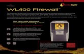 WL400 Firewall - Waterlogic · WL400 Firewall The Waterlogic WL400 uses Firewall ultraviolet light to wipe out microbial impurities in your drinking water. This innovative technology