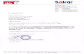 SAKAR · 2019. 7. 10. · For, Sakar Healthcare Limited ra ix Seju ompliance Officer Company Secreta Encl: As above Regd. Office Works : Block No. 10-13, Sarkhej-Bavla Road, Village