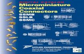 DIGITAL CATALOG Microminiature Coaxial Connectors SSMB-SSLB-SSMC 127-7.pdfassemblies using SSMB, SSLB, and SSMC connectors. With experience in producing thousands of microminiature