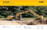 Specalog for 312E Hydraulic Excavator AEHQ6616-01...Equipped to meet U.S. EPA Tier 4 Interim emission standards, the 312E’s C4.4 ACERT engine features an aftertreatment regeneration