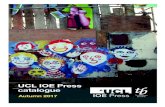 UCL IOE Press catalogue - UCL IOE Press - UCL IOE Press · UCL Institute of Education Press 20 Bedford Way London WC1H 0AL ‘In the wake of the hysteria of school jihadi brides and