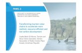 Transforming tourism value chains to accelerate more resilient, … · 2019. 12. 11. · PANEL 2: Transforming tourism value chains to accelerate more resilient, resource efficient