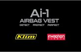 Ai-1 Vest Info · Make sure to wear your airbag system under a compatible vest (page 27 – Choose the right size) DETECTION CASE IN STREET Motorcycle impact against a vehicle or